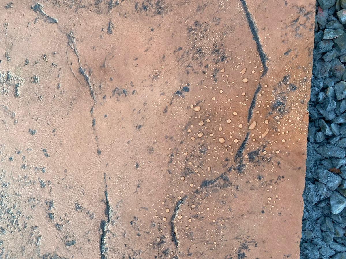 Estrichverlegung auf einer Baustelle im Burgenland