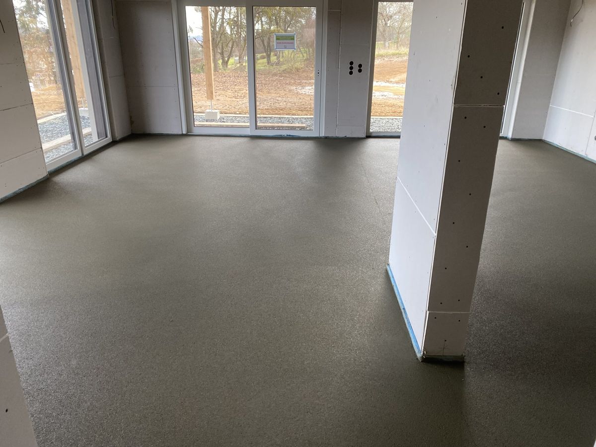 Estrich Gl&auml;ttung