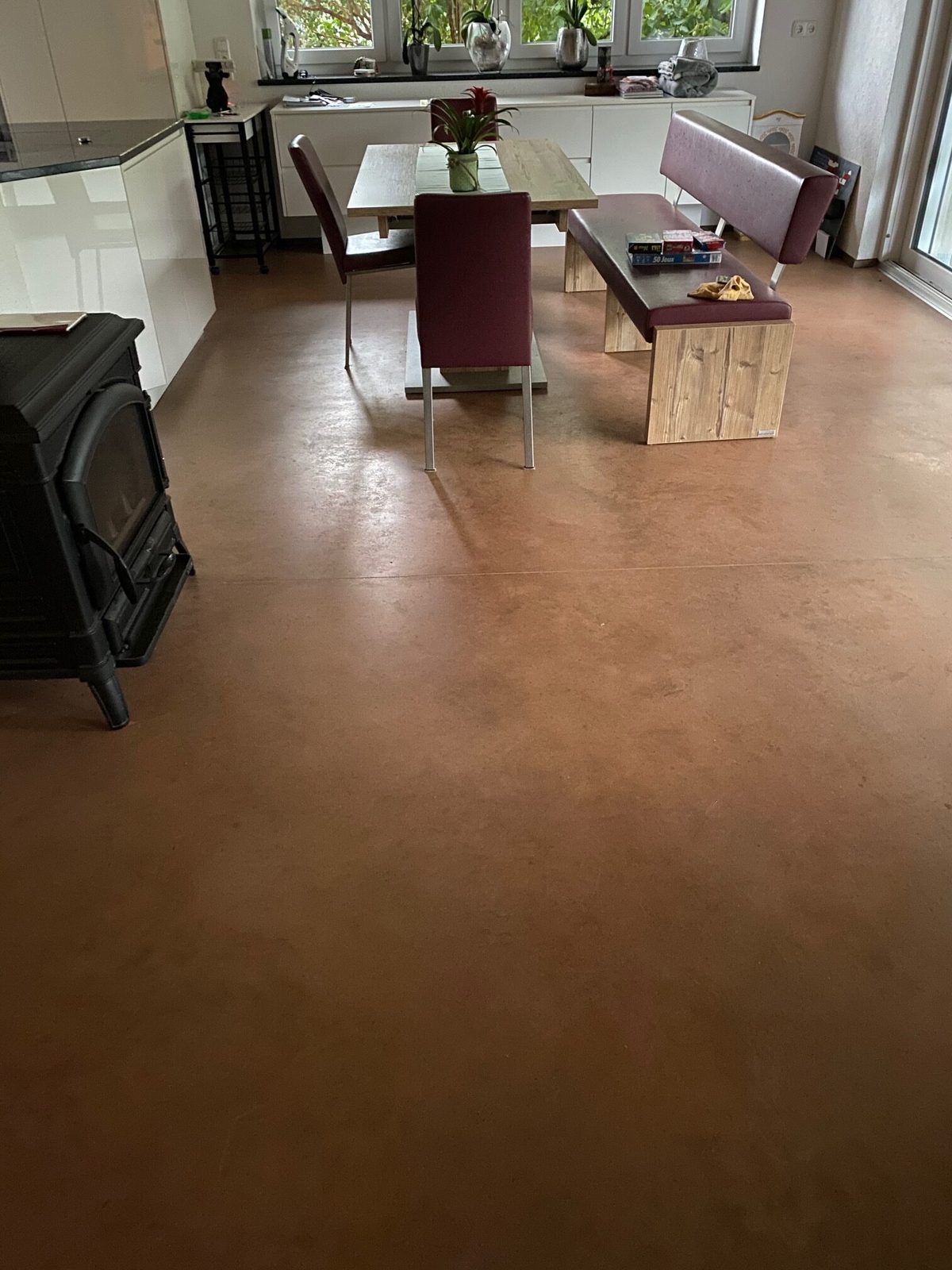 Polierte Sichtestrich-Oberfläche